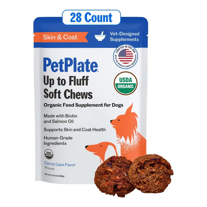 Masticables Suaves Para Perros Con Soporte Para Piel Y Pelaje Ingredientes Orgánicos