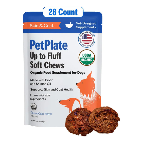 Masticables Suaves Para Perros Con Soporte Para Piel Y Pelaje Ingredientes Orgánicos