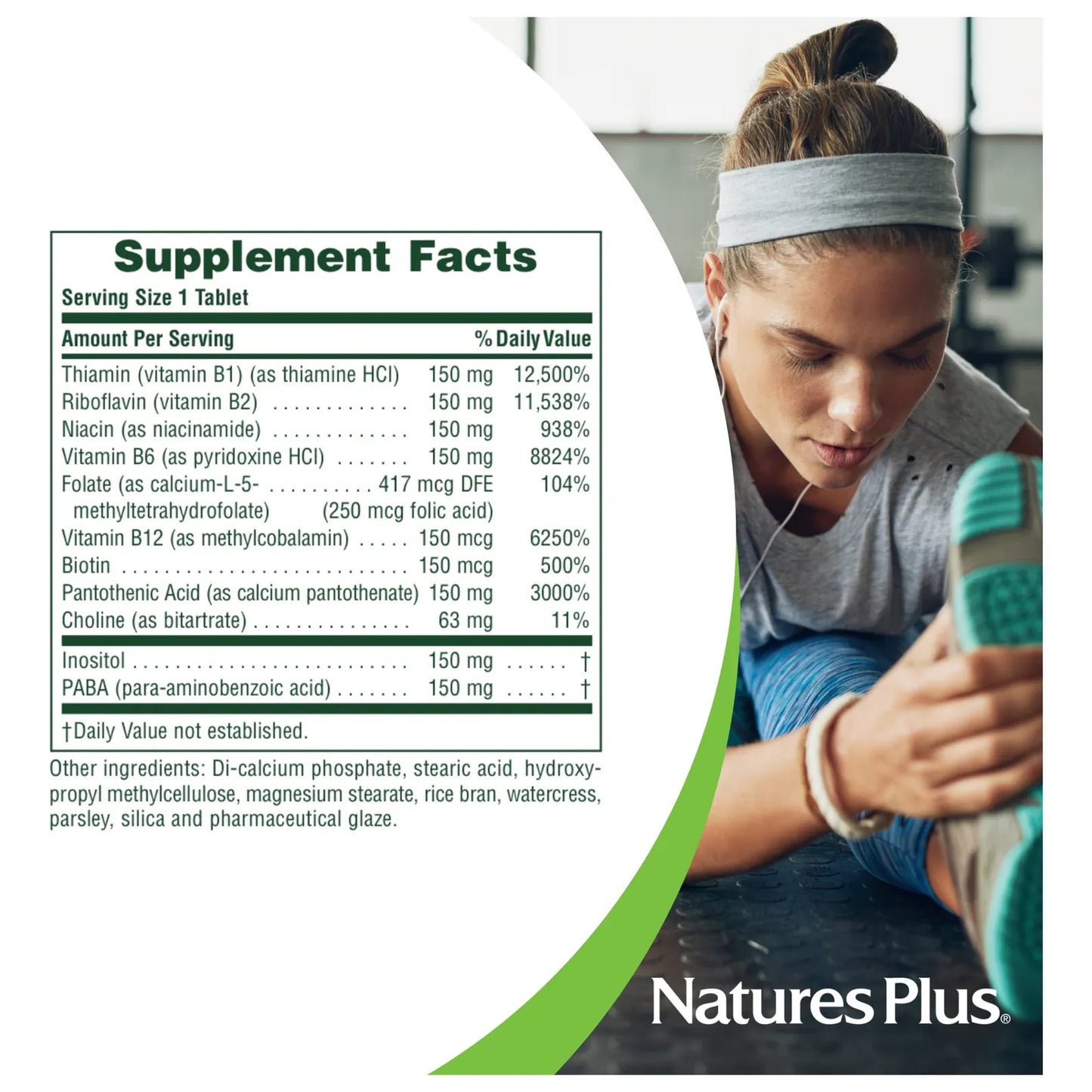 Complejo Vitamínico B150 Liberación Sostenida 60 Tabletas Potenciador De Energía Y Cerebro
