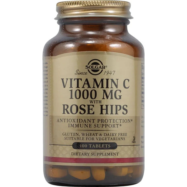 Vitamina C 1000 Mg Con Espinacas Y Rose Hips Antioxidante Refuerza Sistema Inmune