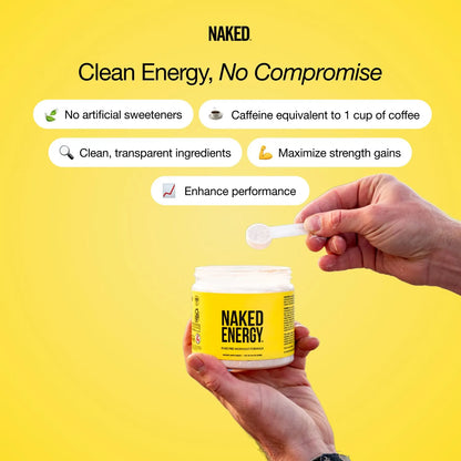 Naked Citrus Naked Energy Preentrenamiento Cítrico Vegano 30 Porciones Energía Natural