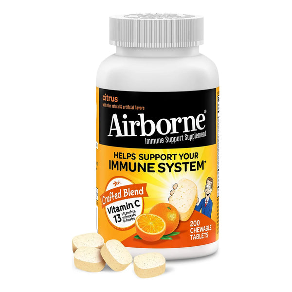 Tabletas Masticables Zinc 1000 Mg Con Vitaminas A C E Antioxidantes 200 Unidades Sabor Cítrico