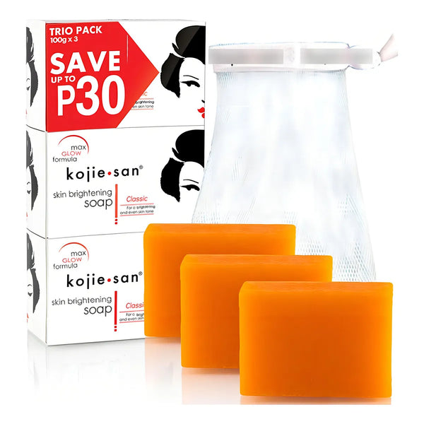 Jabon Iluminador Acido Kojico Reduce Manchas 100g X 3 Unidad Piel Radiante