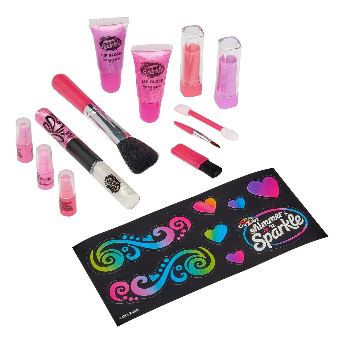 Kit De Belleza Shimmer N Sparkle Glitter Makeover Studio Todo En Uno Con Brillo