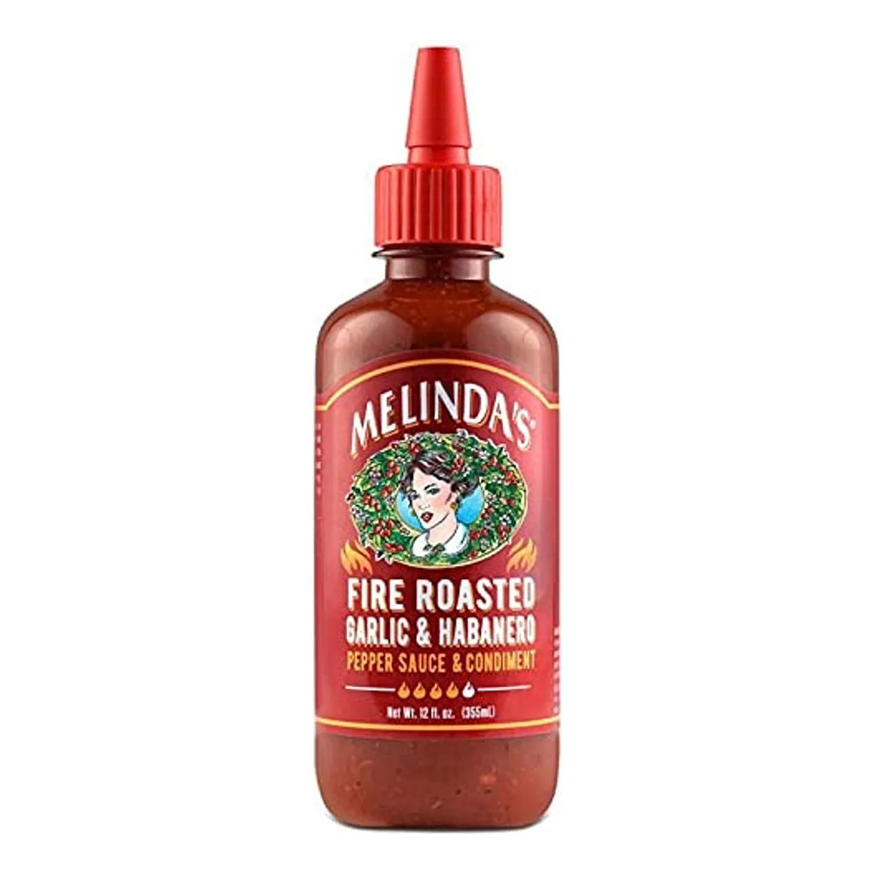 Salsa De Ajo Asado Al Fuego Con Pimienta Habanero Condimento SOMOS 12 Onzas Paquete De 6