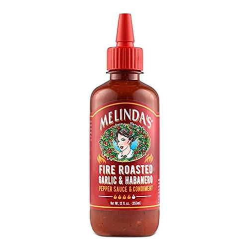 Salsa De Ajo Asado Al Fuego Con Pimienta Habanero Condimento SOMOS 12 Onzas Paquete De 6