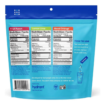 Hidratante En Polvo Sabor Frutal 300g Electrolitos Refrescantes Importado
