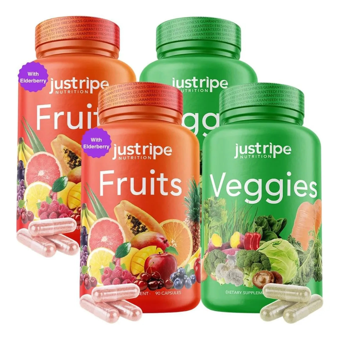 Superalimento Natural En Capsulas De Frutas Y Verduras 180 Unidades