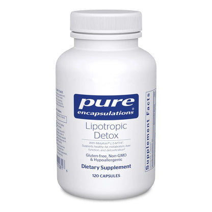 Pure Encapsulations Desintoxicacion Lipotropica Suplemento Hipoalergenico 120 Capsulas