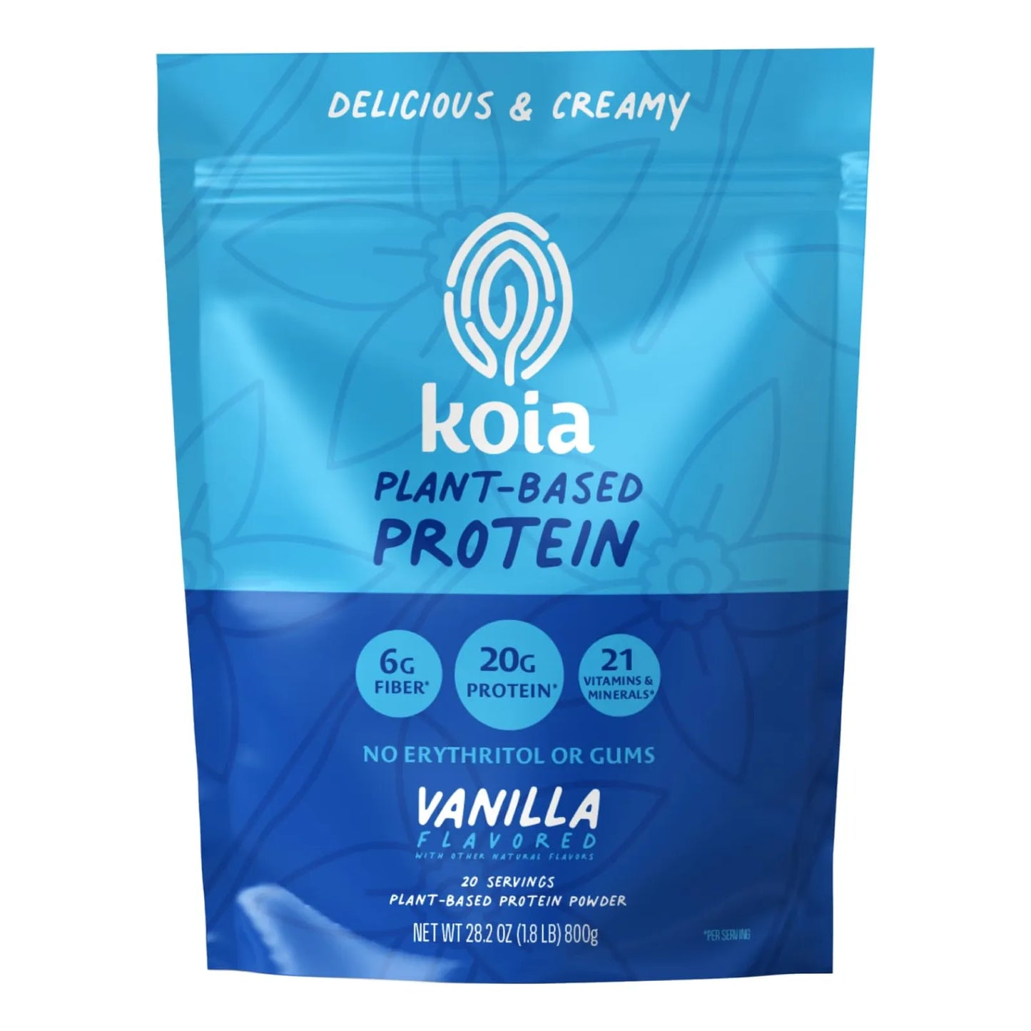 Proteína En Polvo Vegana Sabor Vainilla 20g Prot Sin Azúcares Añadidos