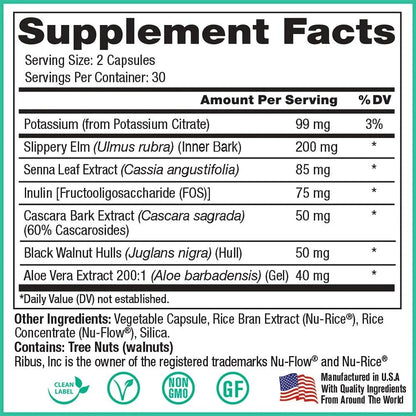 Suplemento Limpieza Colon Salud Digestiva Con Inulina Y Fibra
