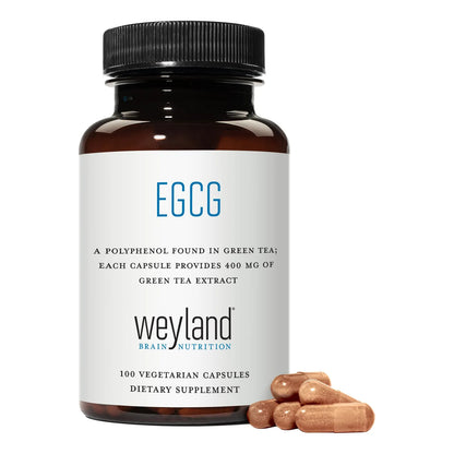 Extracto De Té Verde EGCG 400 Mg 100 Cápsulas Vegetarianas Weyland