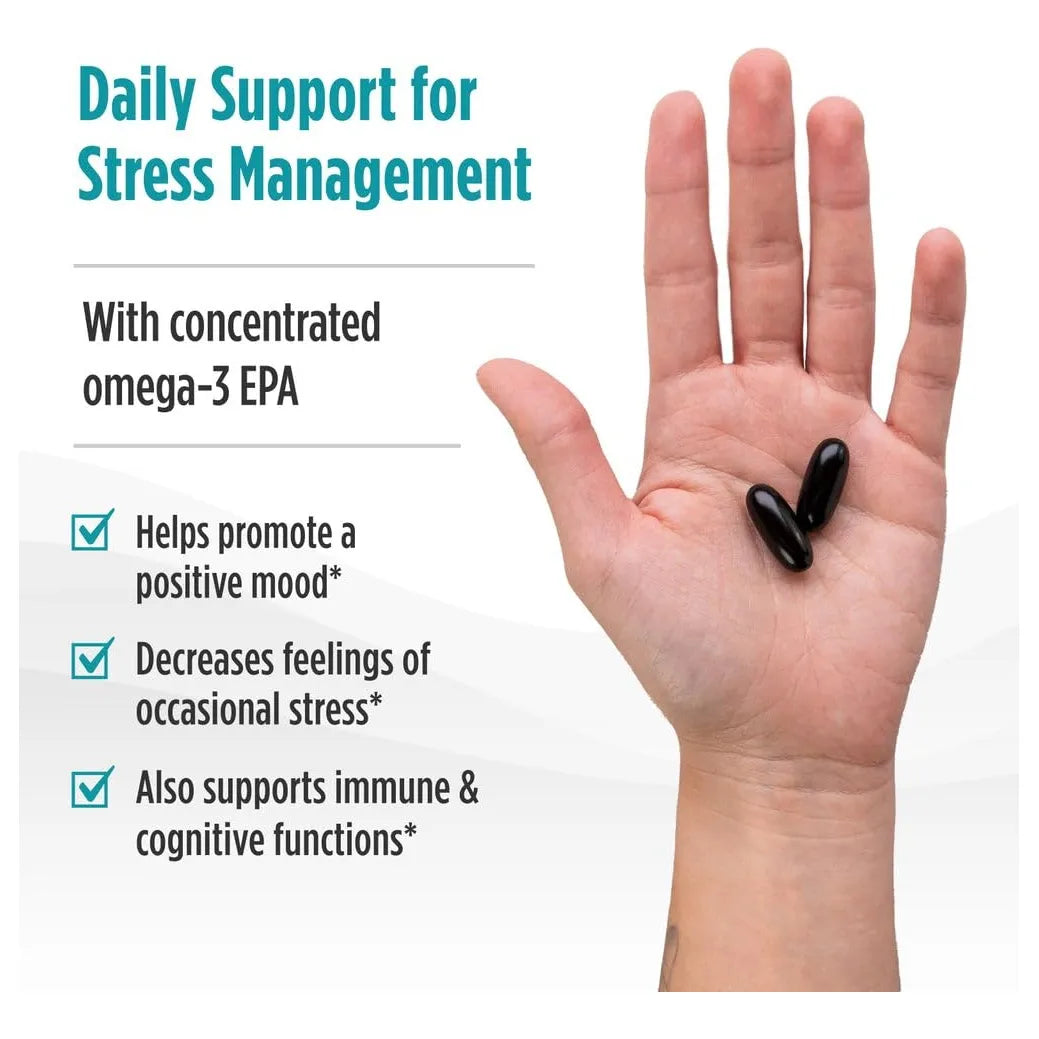 Mood Support Omega 3 Sin Sabor 60 Geles Suaves 1400 Mg Con Ashwagandha