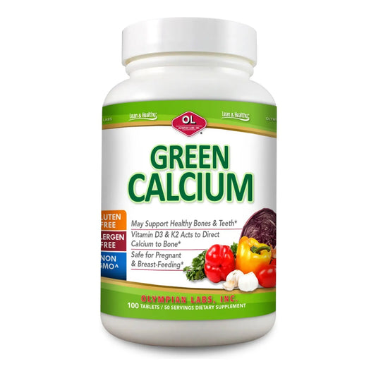 Calcio Magnesio Vitamina C K2 D3 100 Tabletas Huesos Dientes Fuertes