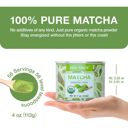 Té Verde Matcha En Polvo 113g 100 Natural Puro Grado Premium Energía Natural