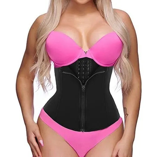 Faja Cintura Body Shaper Clip Cremallera Reductora Postura Soporte Lumbar