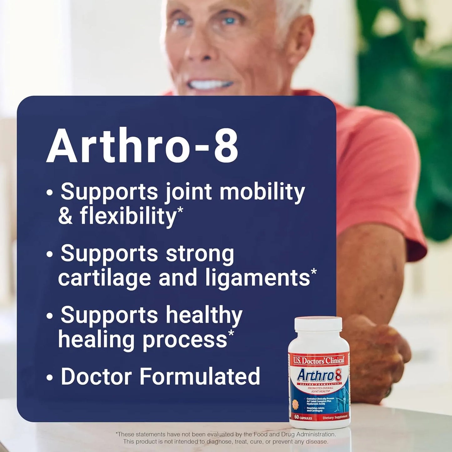 Suplemento Alivio Articular Clinico Con Curcuma Colageno Y Acido Hialuronico 60 Capsulas