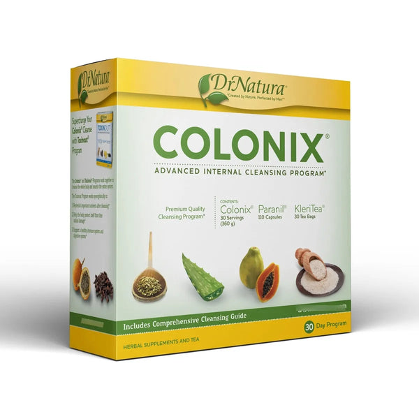 Dr Natura Colonix Kit Limpieza Intestinal 30 Dias Fibra Y Te Desintoxicante