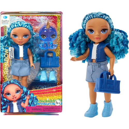 Muñeca Rainbow High Littles Sapphire Bradshaw Con Mascota Juguete Creativo