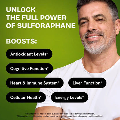 Suplemento De Sulforafano De Brotes De Brócoli Orgánico Detox Y Energía