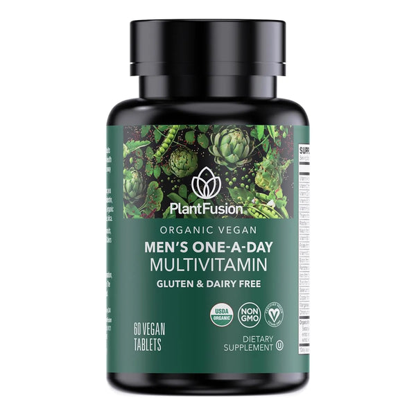 Multivitaminico Organico Diario Para Hombres Energia Salud Corazon 60 Tabletas