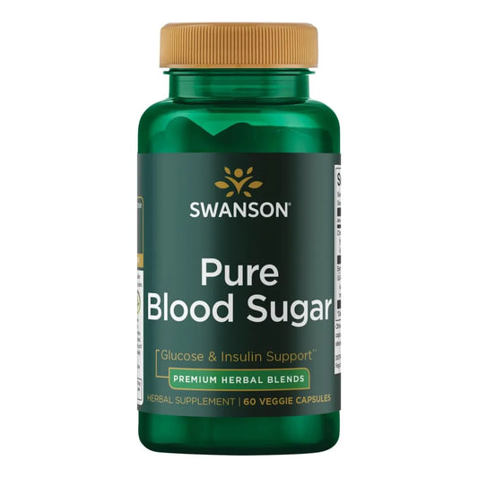 Control Natural De Azucar En Sangre 60 Capsulas Vegetales Swanson Pure Blood Sugar