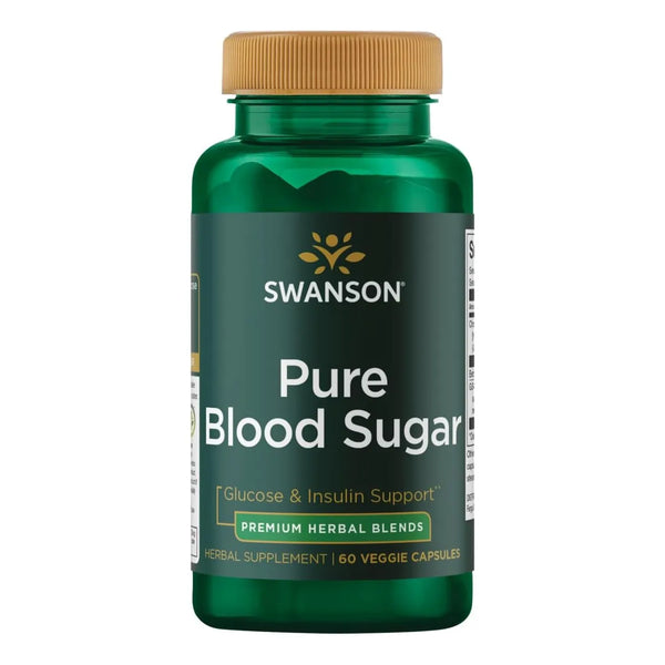 Control Natural De Azucar En Sangre 60 Capsulas Vegetales Swanson Pure Blood Sugar