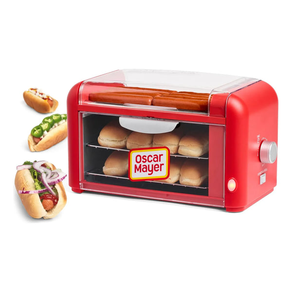 Horno Tostador Extra Grande 8 Perros Calientes Acero Inoxidable Oscar Mayer