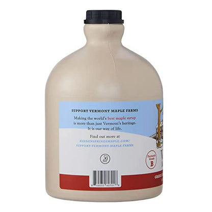 Jarabe De Arce 100 Natural Oscuro Grado A Medio Galon Endulzante Saludable