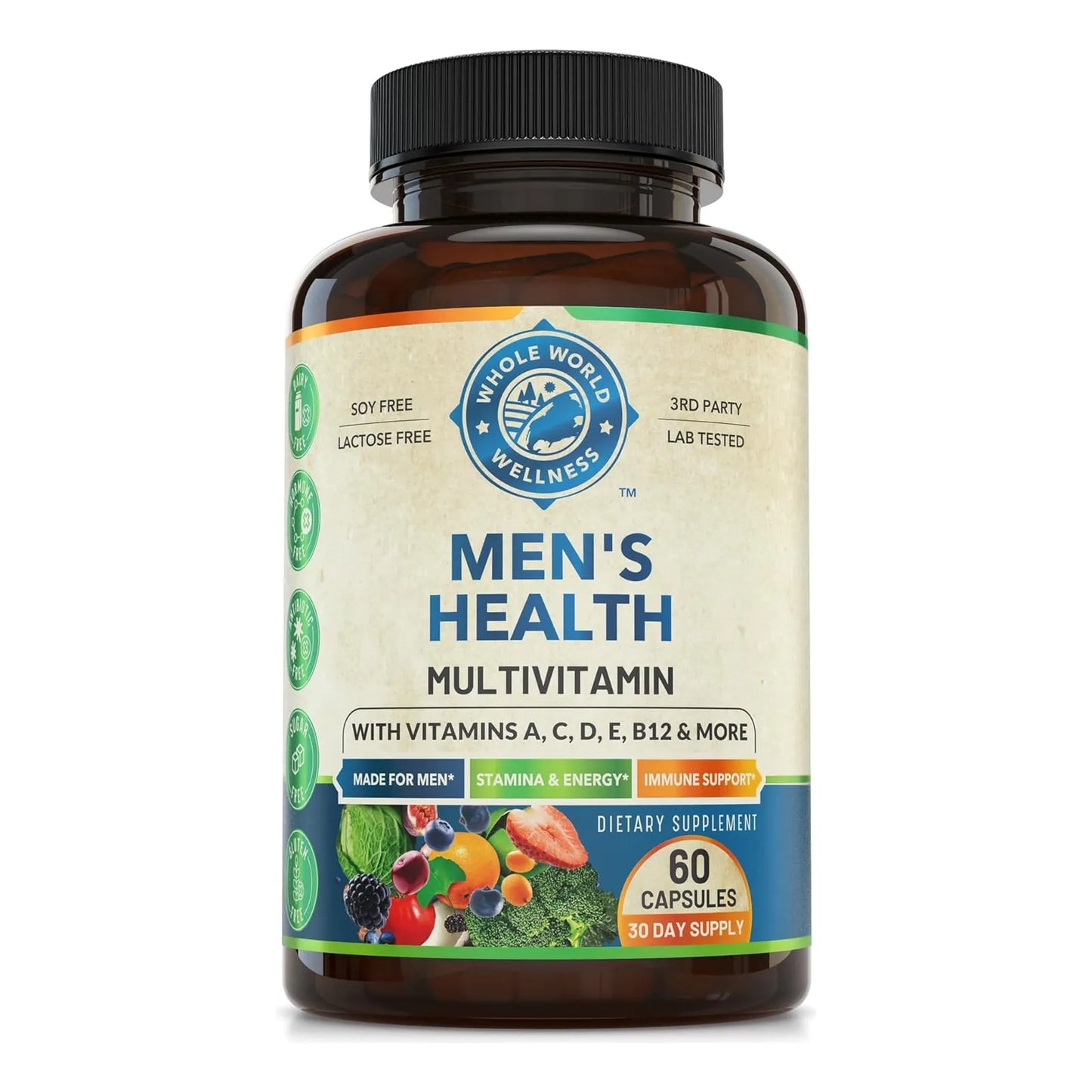 Multivitamínico Diario Para Hombre Con Energía Concentración