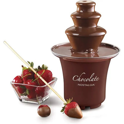 Fuente Chocolate Nostalgia 3 Niveles 226 Ml Elegancia Y Facil Limpieza