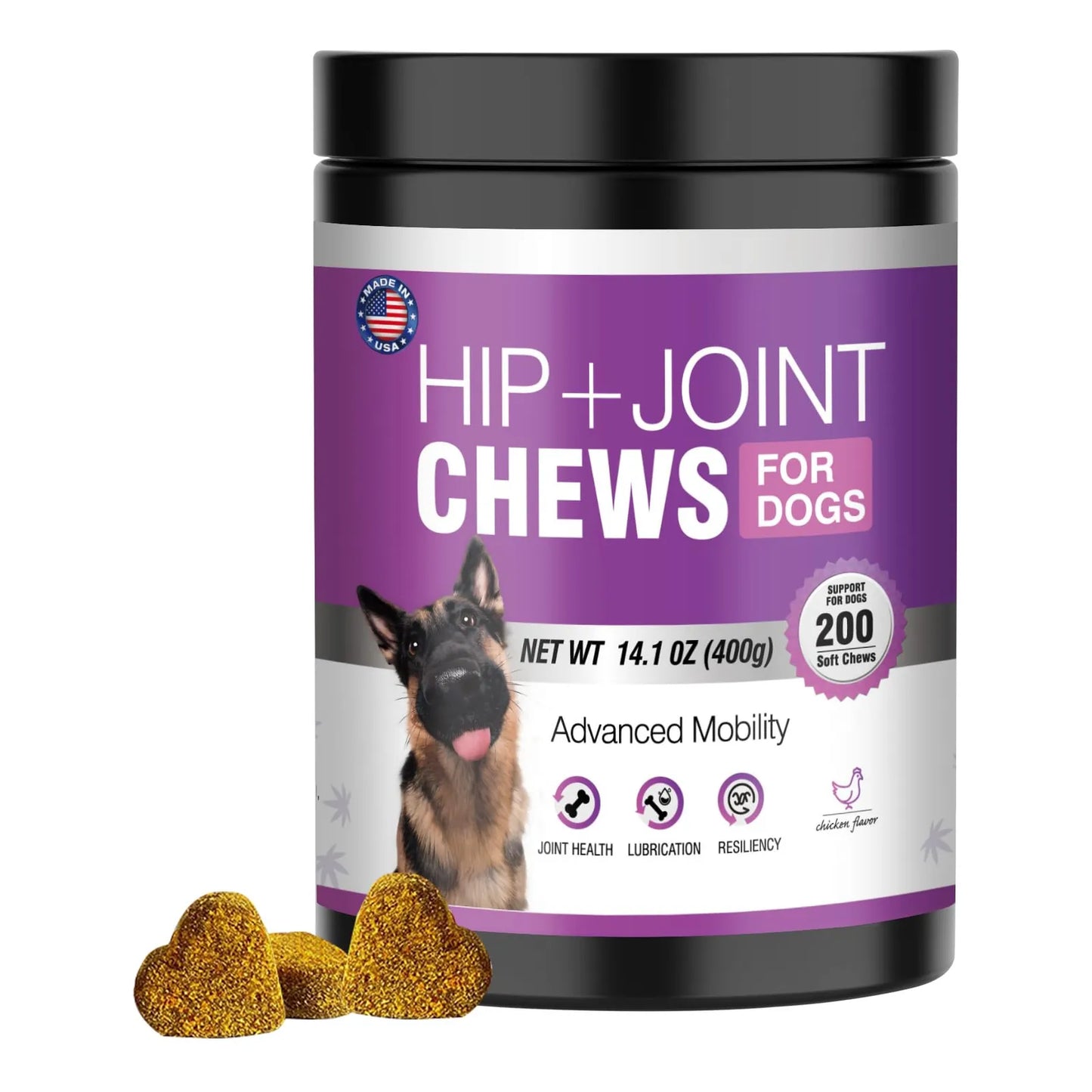 Glucosamina Para Perros 200 Unidades Suplemento Articular Con Condroitina Y MSM