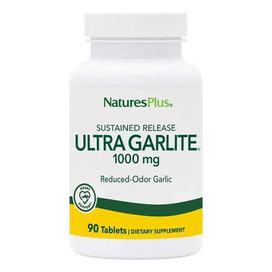 Tabletas De Ajo Ultraconcentrado Liberación Sostenida 1000 Mg Natures Plus 90 Vegetarianas