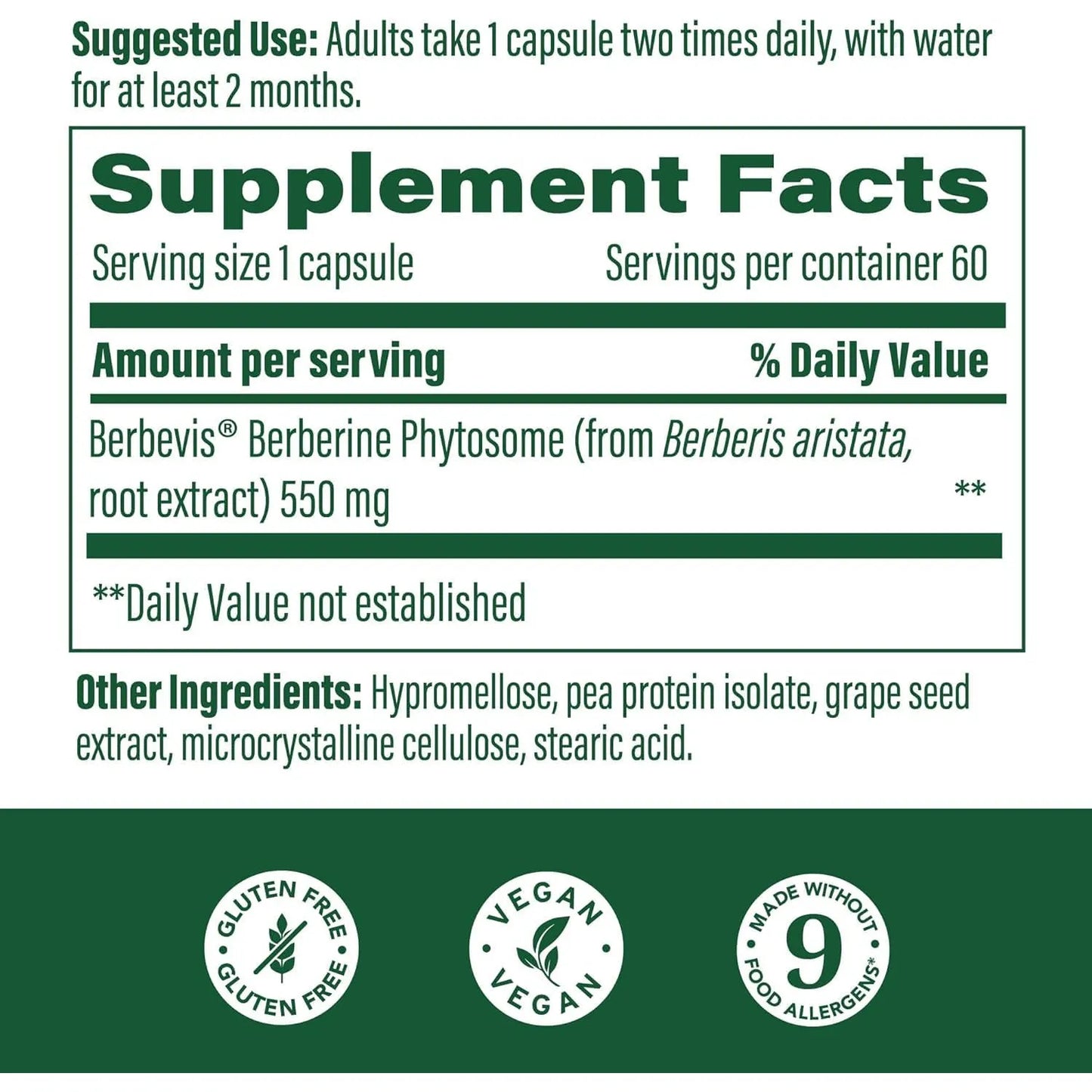Fitosoma De Berberina 550 Mg 9 Veces Mas Absorcion Apoya Metabolismo Y Colesterol