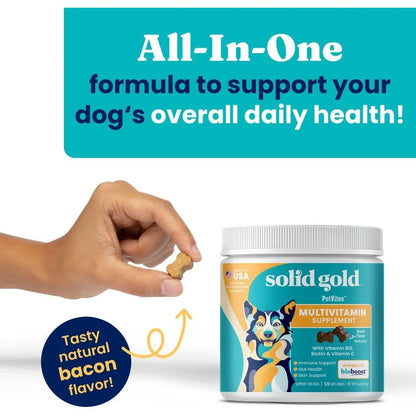 Multivitaminico Masticable Para Perros Con Vitaminas C A B12 E Probióticos