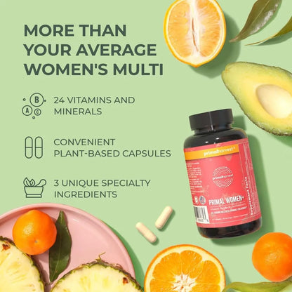 Multivitaminico Para Mujeres Con Vitaminas A C D E B12 B6 Biotina Zinc 60 Capsulas