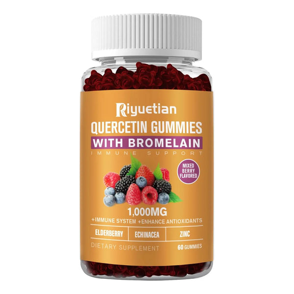 Quercetina 1000 Mg Con Bromelina Zinc Y Vitamina C Suplemento Inmunologico