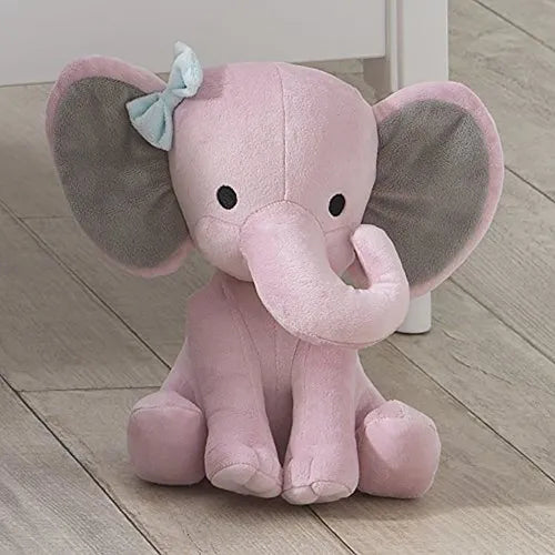 Bedtime Originals Twinkle Toes Peluche Elefante Rosa Juguete Suave Para Niños