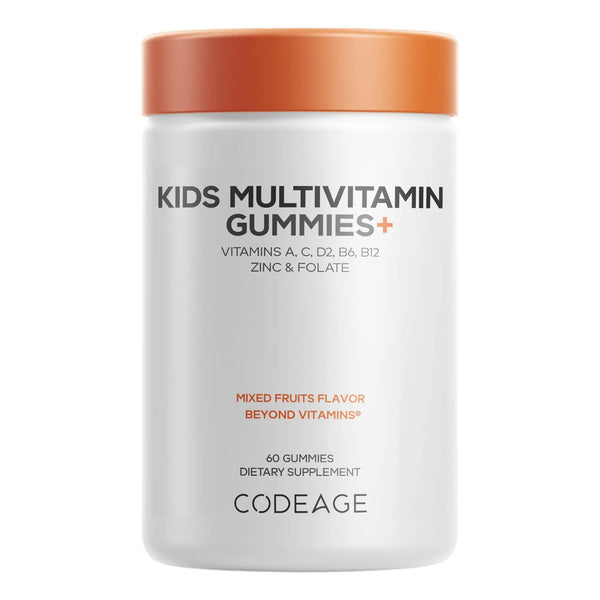 Gomitas Multivitamínicas Para Niños Vitaminas A C D B6 B12 Zinc Sin OMG Sin Gluten 60 Gomitas