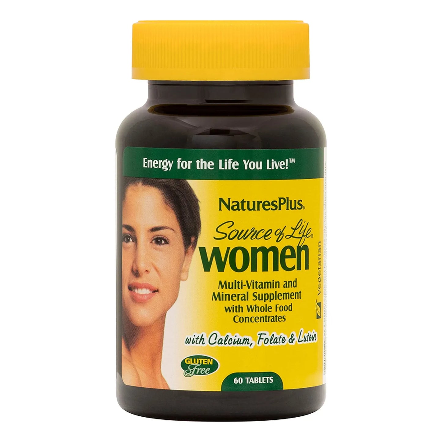 Multivitamínico Integral Mujeres 60 Tabletas Salud Energía Sin Gluten Vegetariano