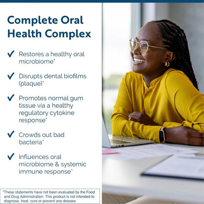 Tabletas Salud Oral Combaten Mal Aliento Probióticos Enzimas 60 Unidades
