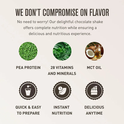 Batido Nutricional Completo Basecamp Sabor Chocolate 18g Proteína Plantas