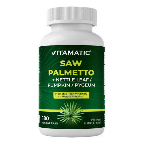 Extracto De Palma Enana Americana Capsulas 180 Unidades Soporte Prostático Natural