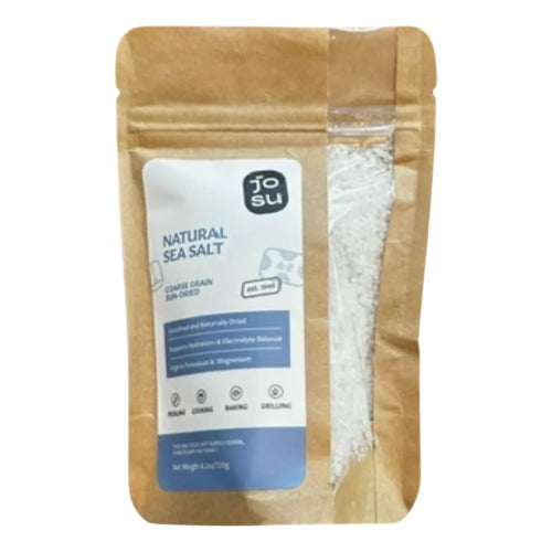 Sal Marina Coreana Gruesa Natural 4 Onzas Bolsa Resellable Rico En Minerales
