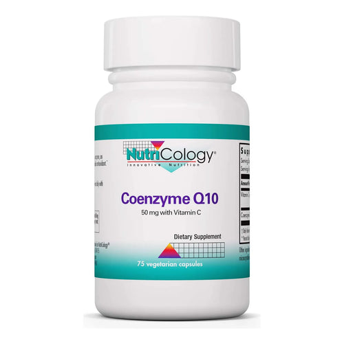 Suplemento De Coenzima Q10 50 Mg Con Vitamina C Antioxidante 75 Cápsulas