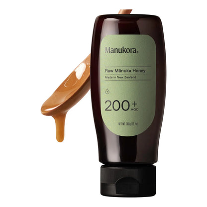 Miel De Manuka Cruda Mgo 200 Nueva Zelanda 360g Botella Exprimible Sin Omg