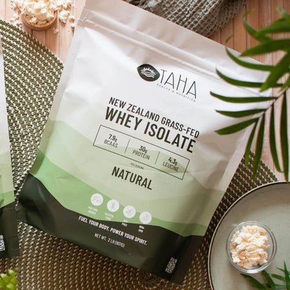 Proteína De Suero Aislada Natural 30 Gramos Bcaa 8 Gramos Leucina Sin Sabor