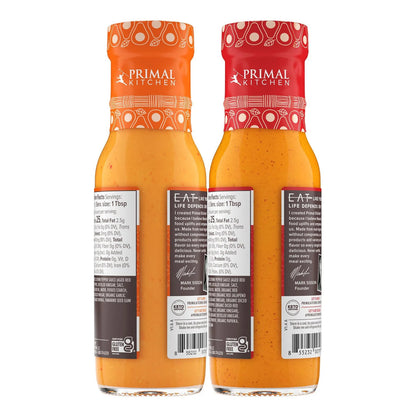 Salsa De Búfalo Sin Lácteos Con Aceite De Aguacate Pack De 2 Sabores Original Y Picante