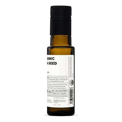 Aceite De Chía Orgánico Prensado En Frío Rico En Omega 3 Y Vitamina E 100 Ml