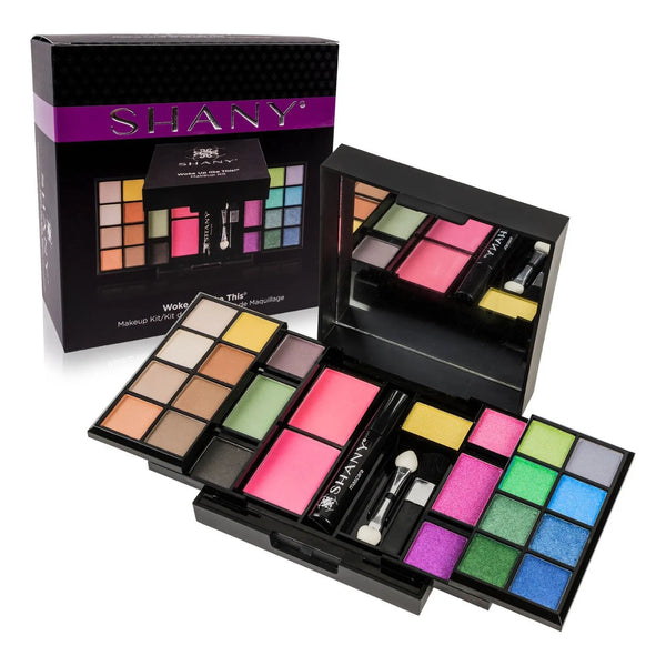 Set De Maquillaje Completo Shany Multi Tonos Incluye Rubor Y Sombras